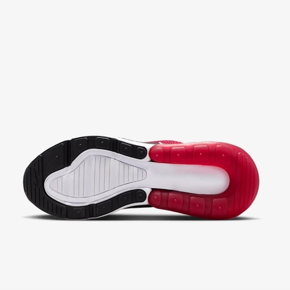 Girls Nike Air Max 270 Red Sneakers made with Swarovski Crystals Custom - Picture 2 of 5